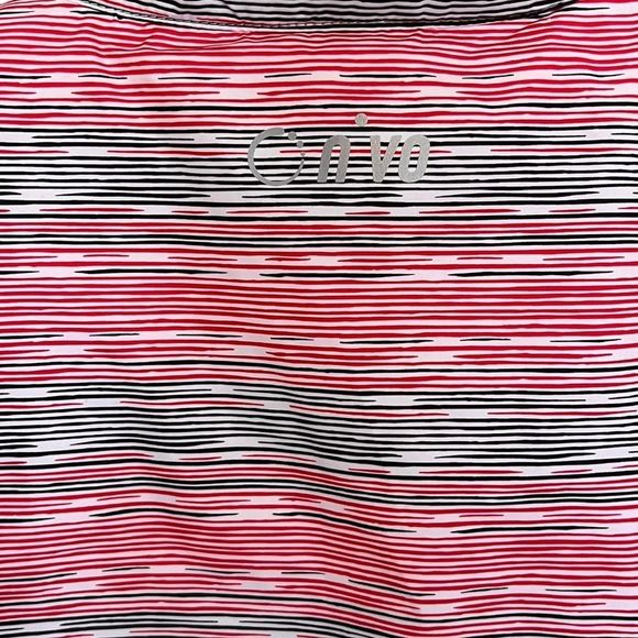 Nivo  Womens Sz S Striped Golf Vest Full ZIP Side Pockets - Picture 5 of 8